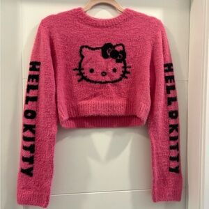 Hello Kitty Pink Crew Neck Sweater